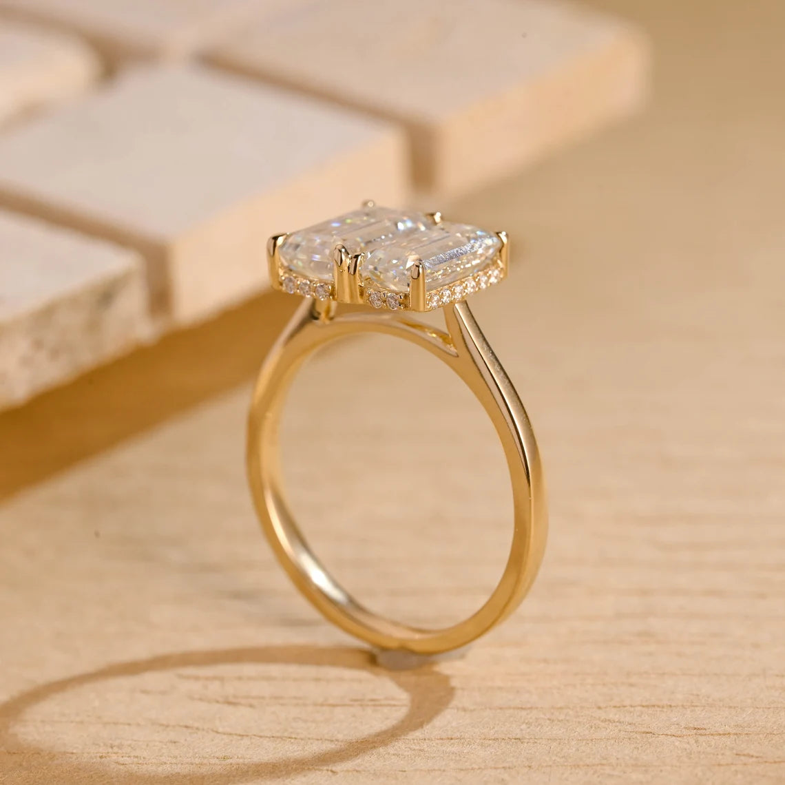 Moissanite Engagement Ring for Women