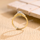 Diamond Accent Moissanite Ring