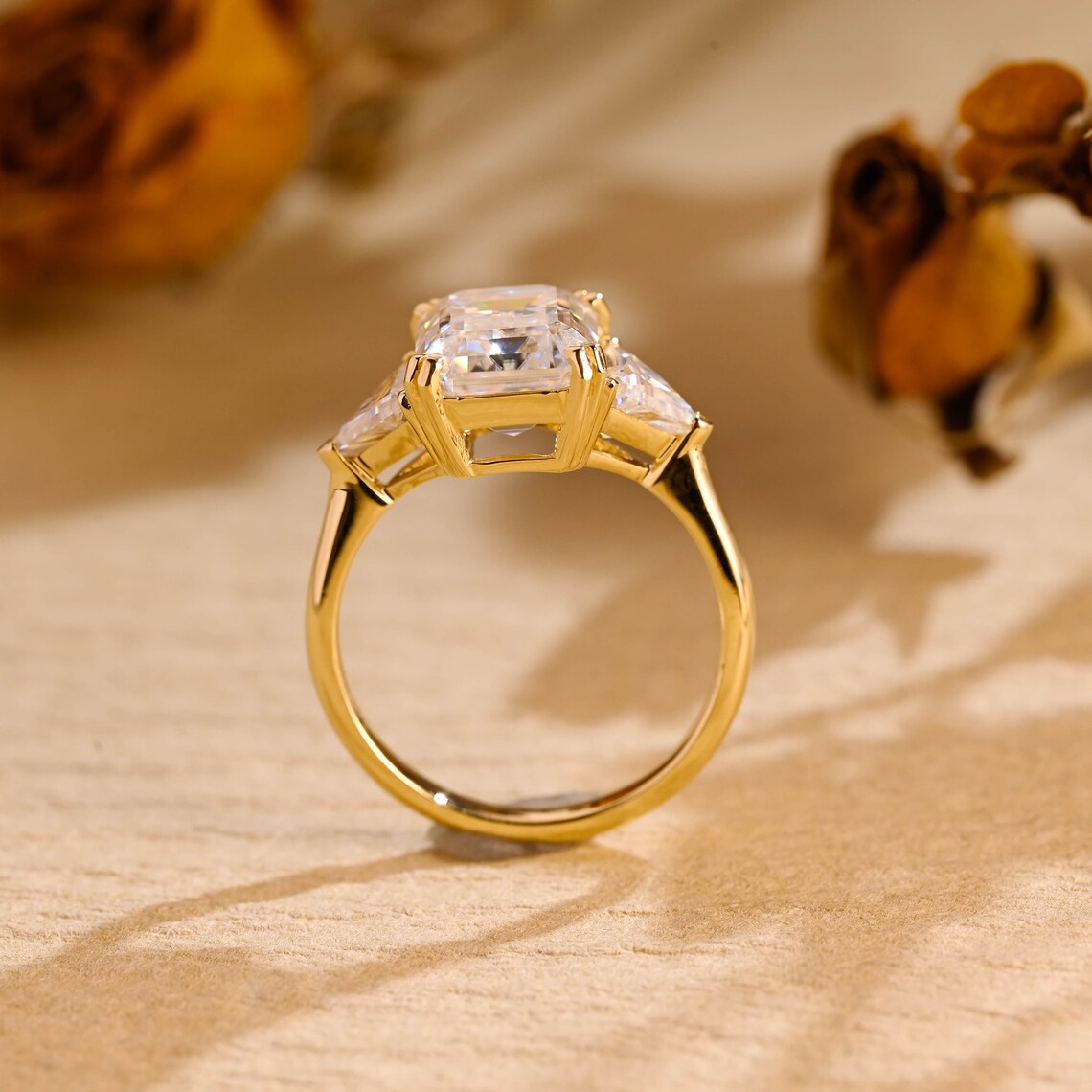 Emerald Cut Engagement Ring