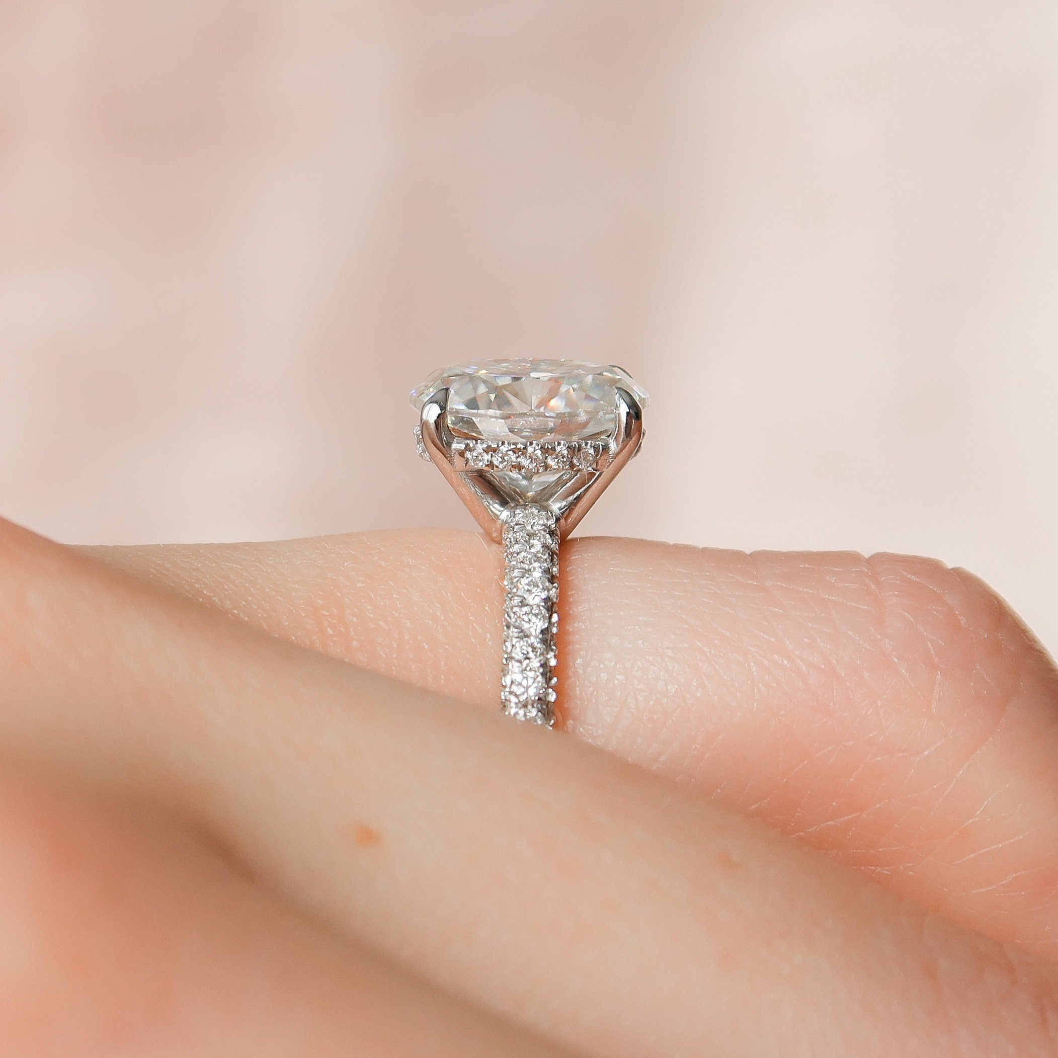 Oval Halo Ring