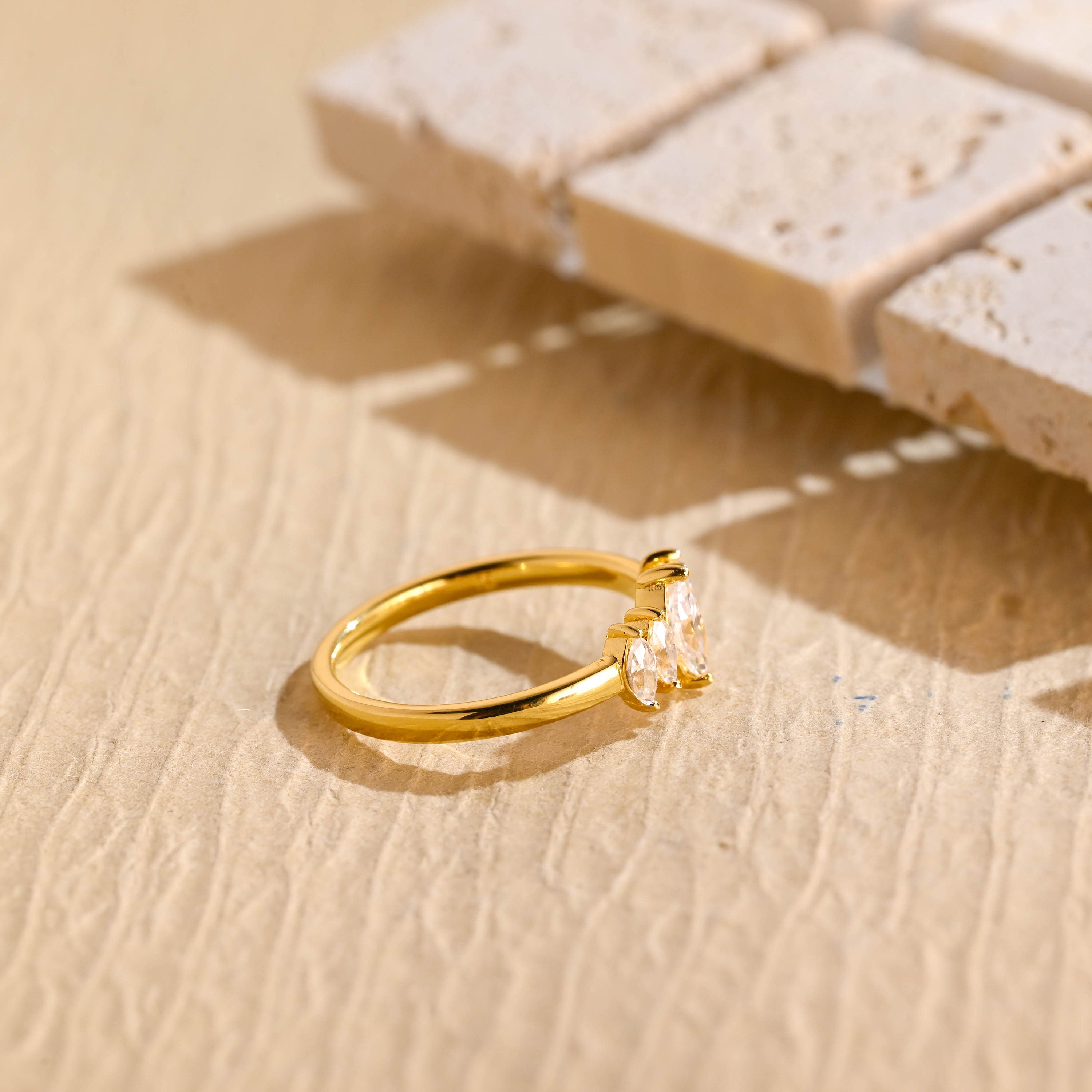 Five Stone Moissanite Ring