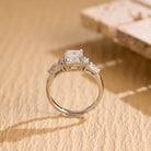 Unique Moissanite Engagement Ring
