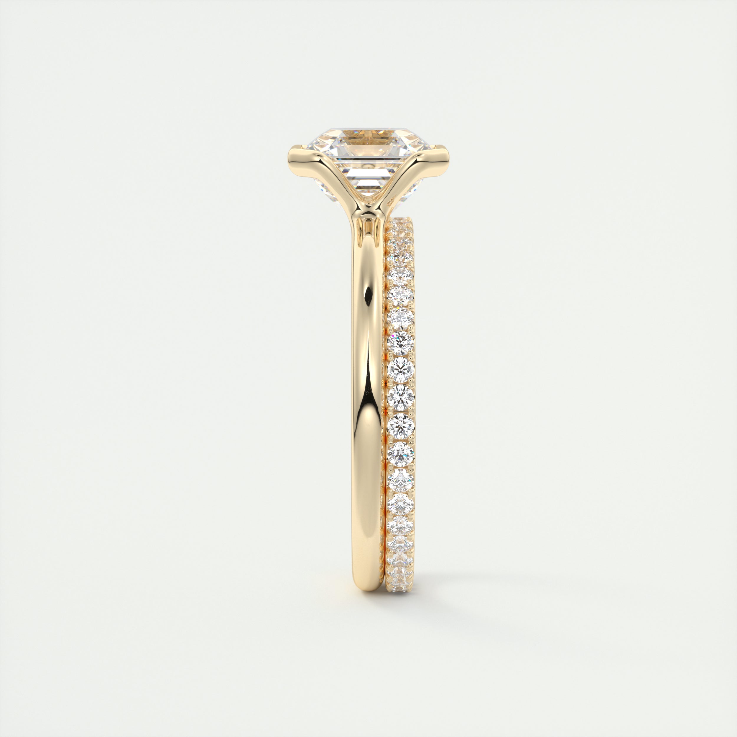 Luxury Moissanite Engagement Ring