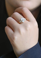 Moissanite Diamond Engagement Ring