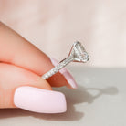 Oval Pave Engagement Ring