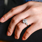Moissanite Diamond Engagement Ring