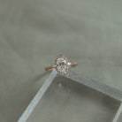 Moissanite Cluster Ring
