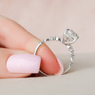 Moissanite Diamond Engagement Ring