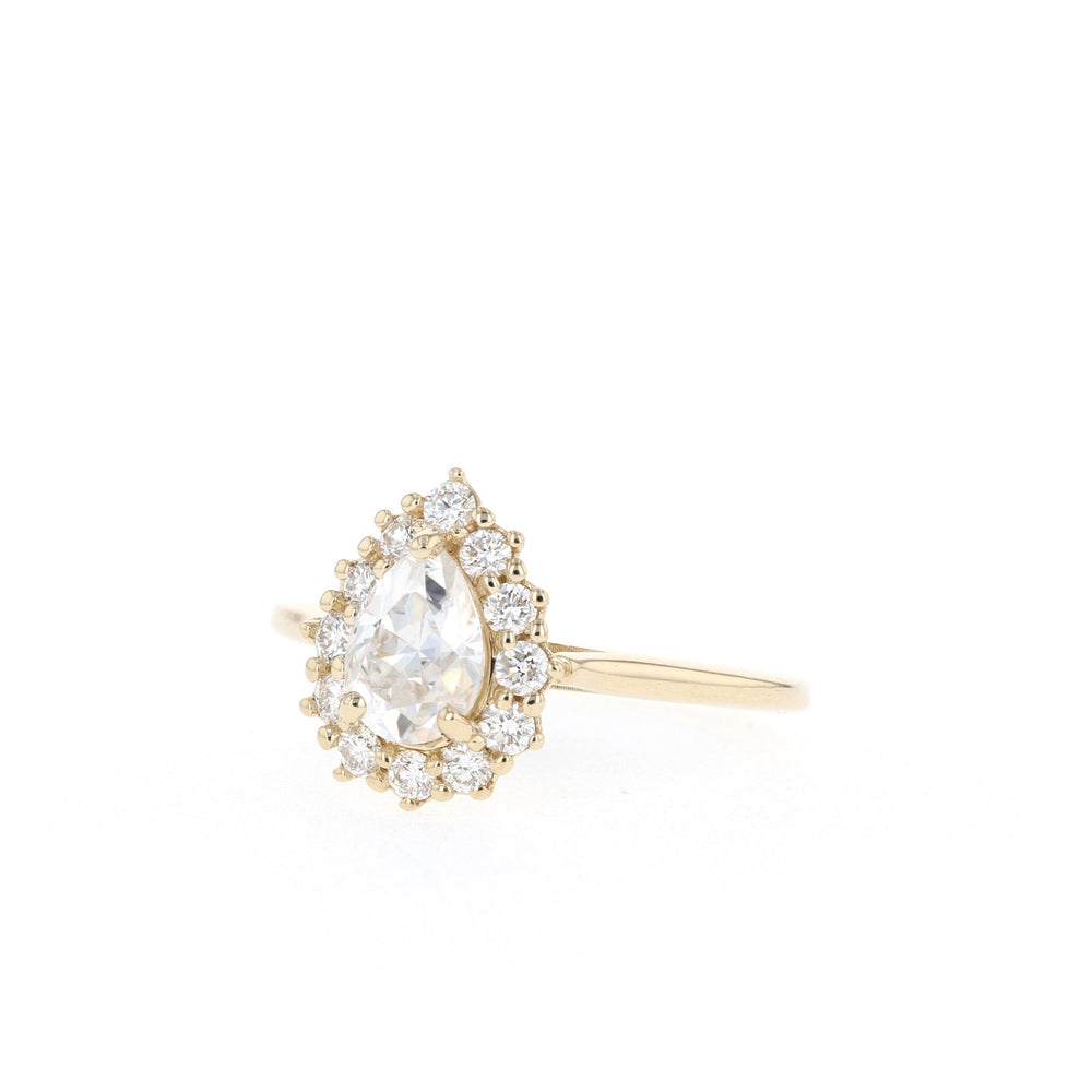 Pear Bridal Ring