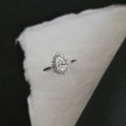 Pear Bridal Ring