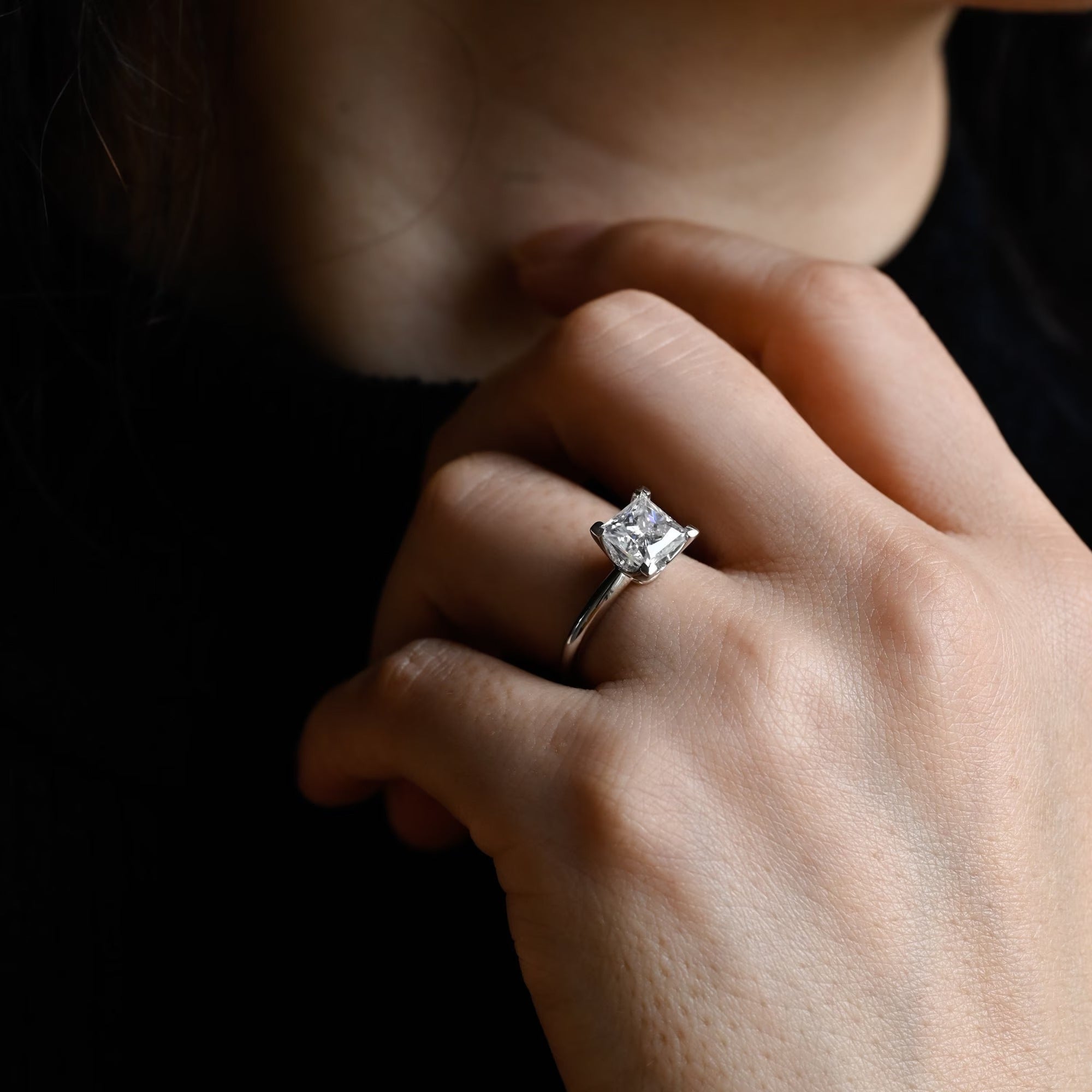 Luxury Princess Cut Ring