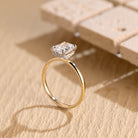 Radiant Cut Halo Ring