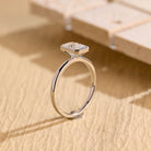 Luxury Moissanite Engagement Ring