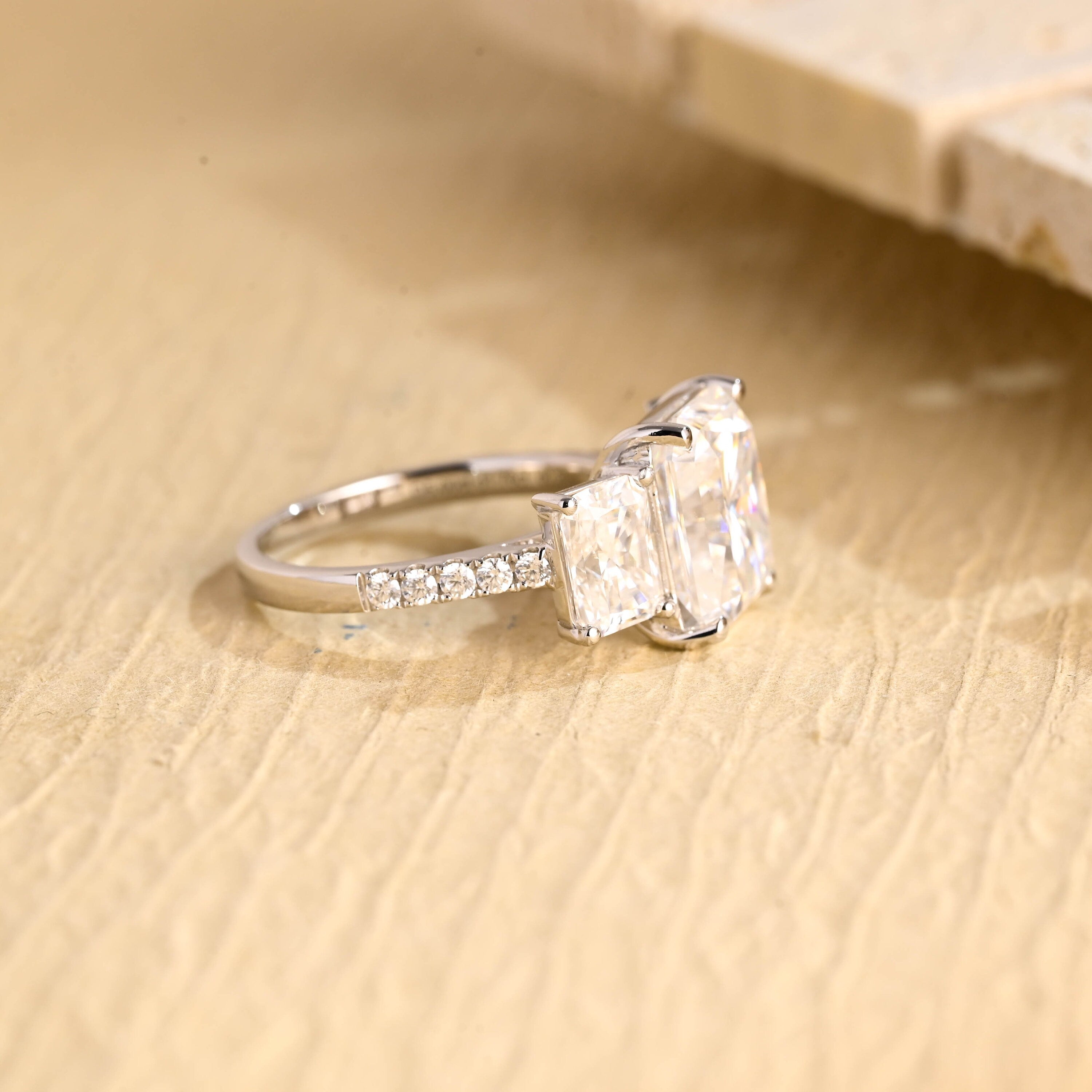Diamond Three Stone Ring