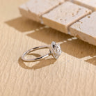 Luxury Moissanite Engagement Ring