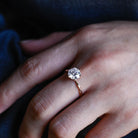 Classic Moissanite Engagement Ring