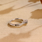 Round Cut Moissanite Ring