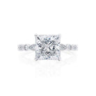 Princess Cut Moissanite Ring