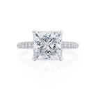 Princess Cut Moissanite Ring