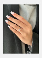 Hidden Halo Moissanite Ring
