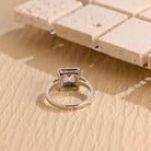 Princess Halo Engagement Ring