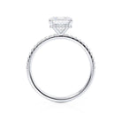 Princess Moissanite Engagement Ring