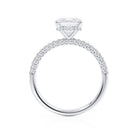 Princess Moissanite Engagement Ring