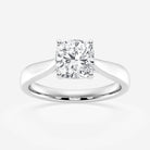 Cushion Cut Diamond Solitaire Moissanite Engagement Ring For Her