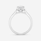 Cushion Cut Diamond Solitaire Moissanite Engagement Ring For Her