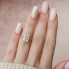 Hidden Halo Moissanite Ring