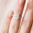 Cluster Moissanite Ring