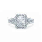 Radiant Cut Moissanite Ring