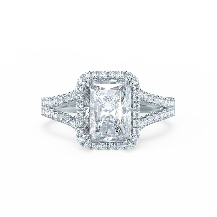 Radiant Cut Moissanite Ring
