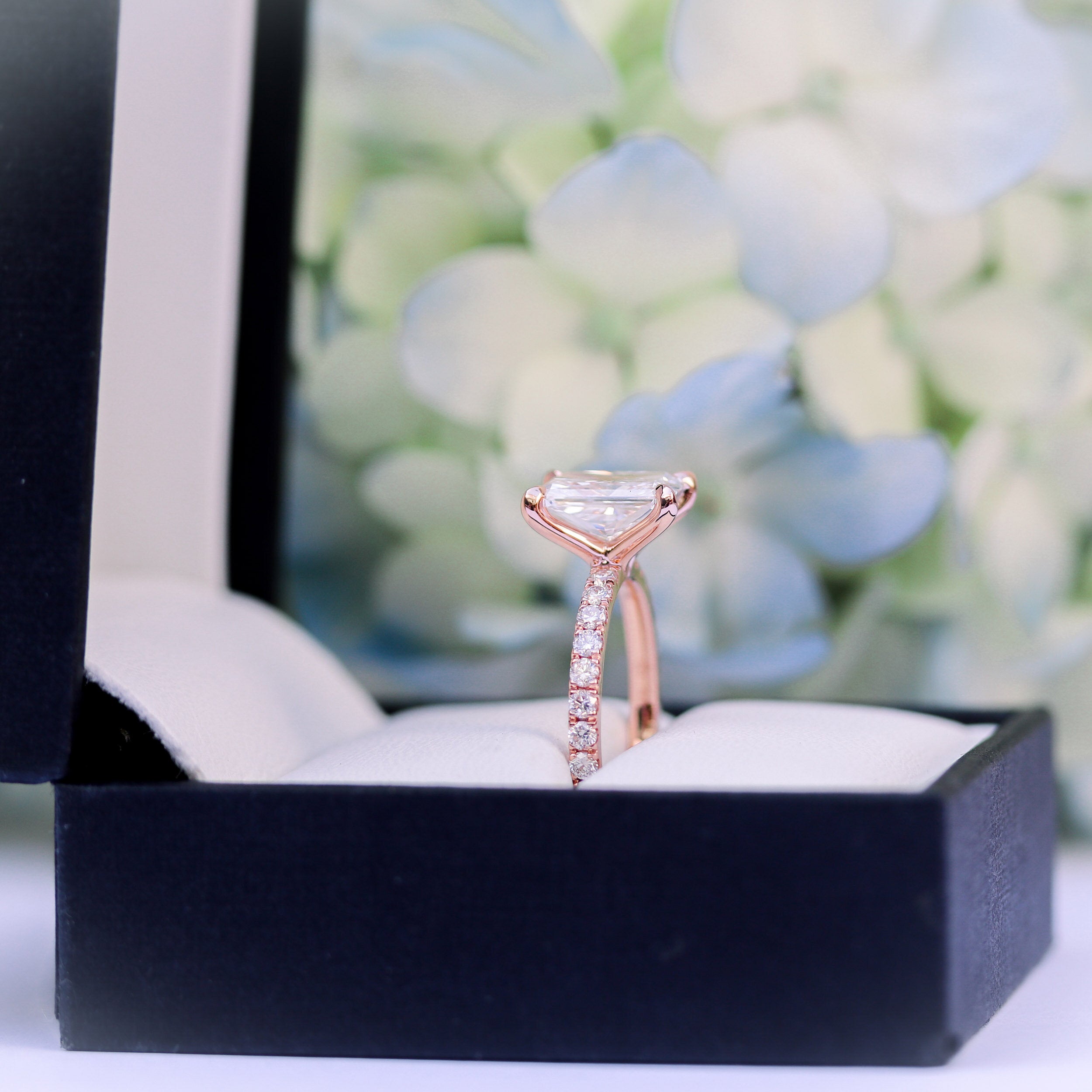 Radiant Cut Engagement Ring