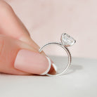 Affordable Radiant Moissanite Ring
