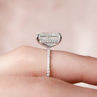Affordable Radiant Moissanite Ring