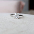 Hidden Halo Moissanite Ring