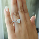 Hidden Halo Moissanite Ring