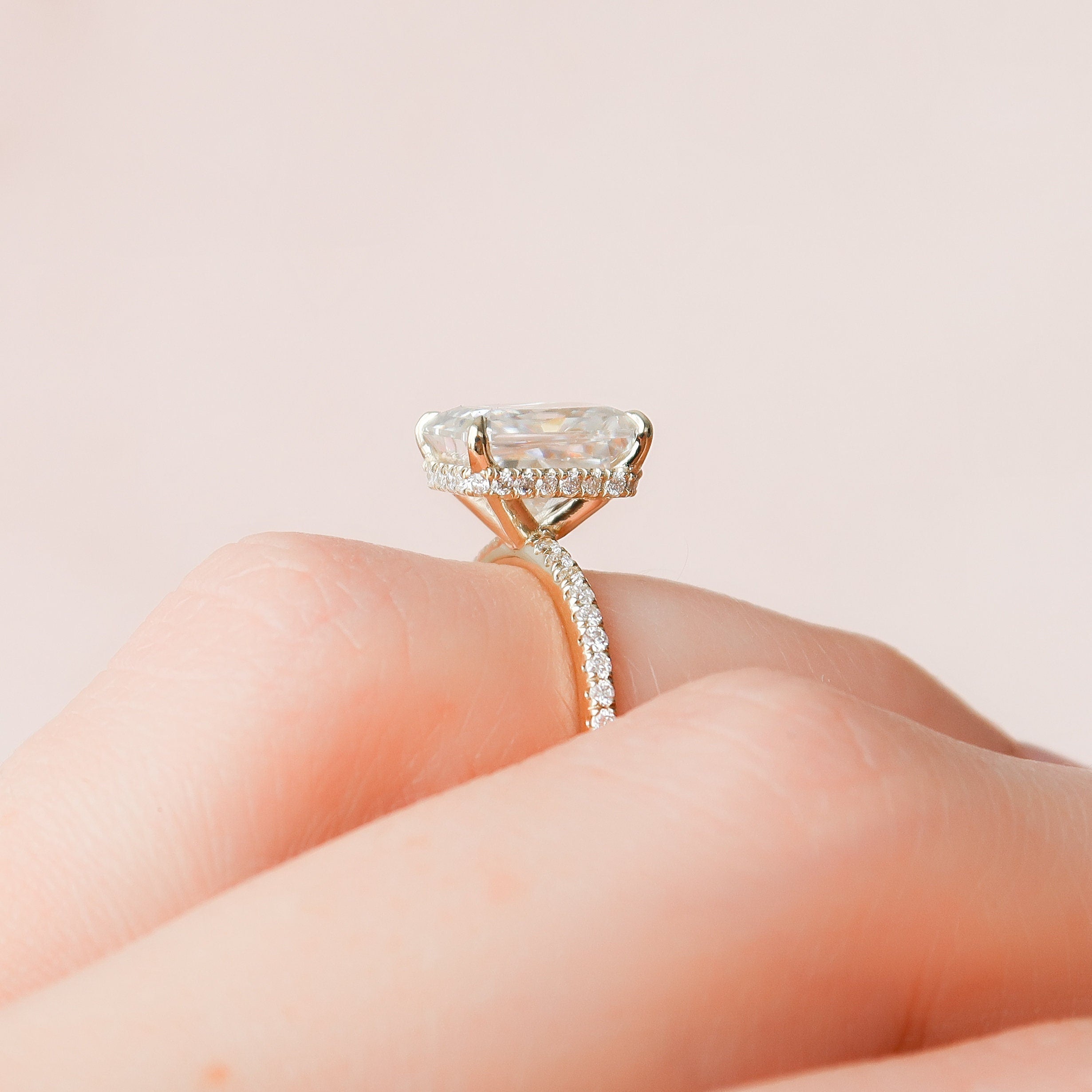 Luxury Radiant Engagement Ring
