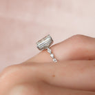 Hidden Halo Moissanite Ring