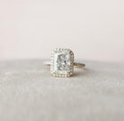 Diamond Pave Moissanite Ring