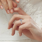 Radiant Halo Engagement Ring