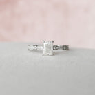 Pave Moissanite Ring