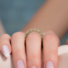 Radiant Diamond Wedding Band