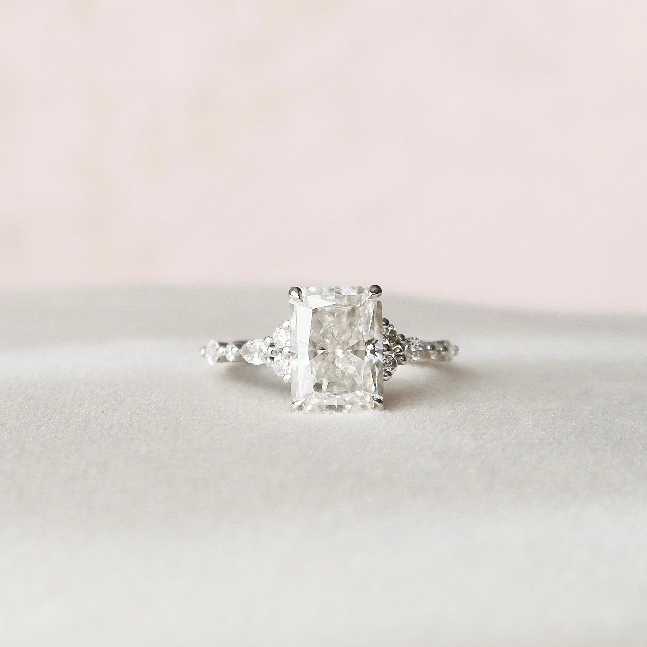 Cluster Engagement Ring