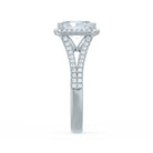 Split Shank Moissanite Ring