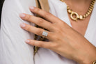 Radiant Hidden Halo Ring