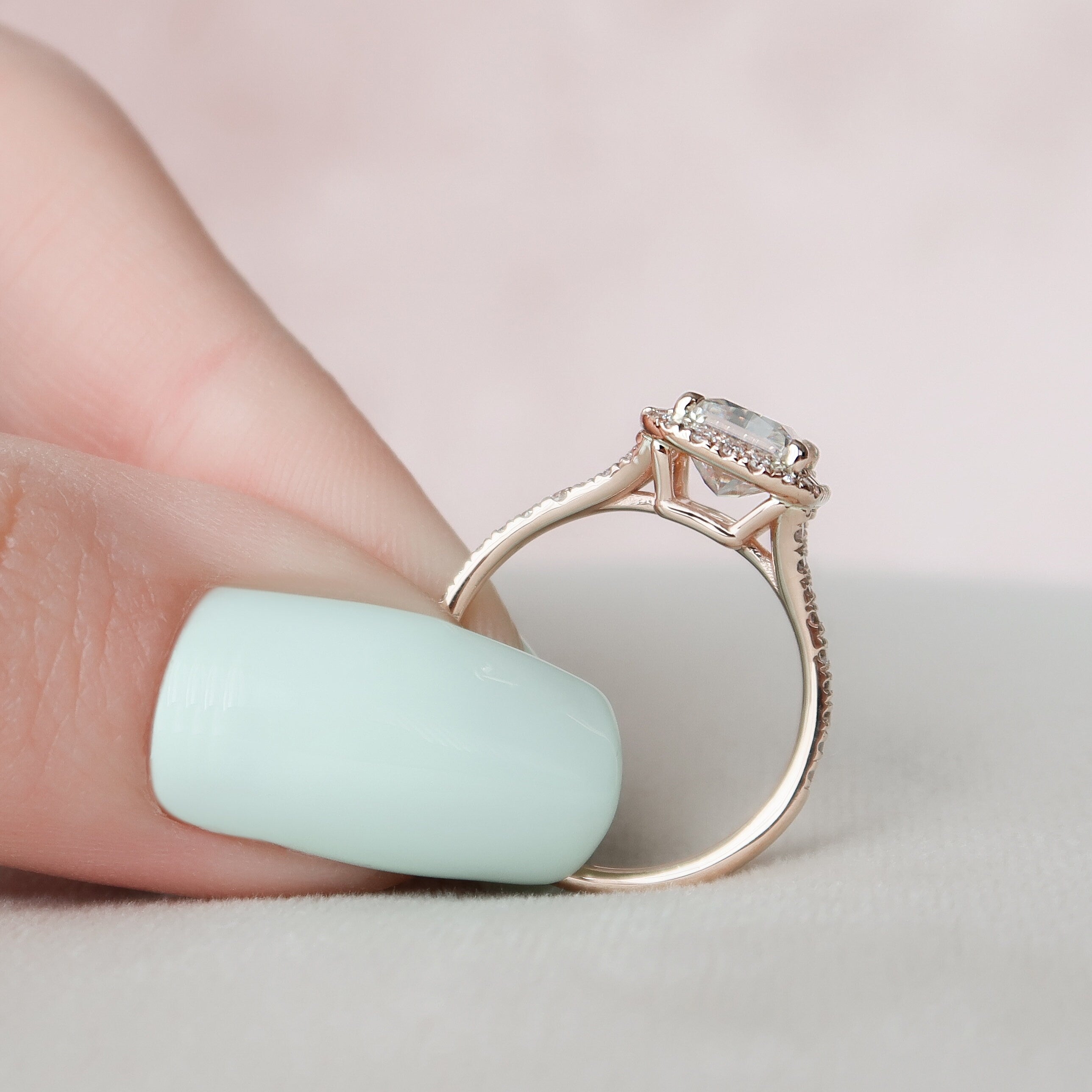 Diamond Alternative Engagement Ring