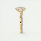 Radiant Moissanite Ring