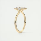 Bezel Set Moissanite Ring